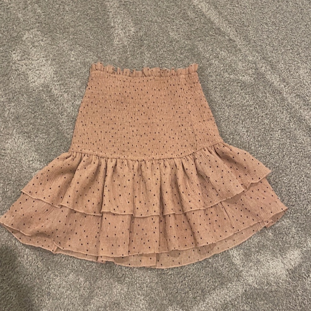 A frilly skirt from vestique (a local boutique)